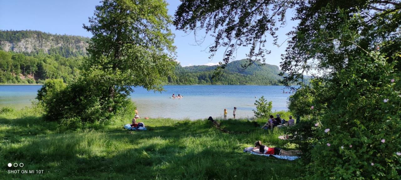 Le Jura En Toutes Saisons Piscine, Spa, Location Vtt, Balades 2Cv, Climatisation Bonlieu Exterior foto
